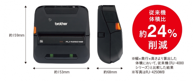 5☆大好評 ブラザー工業 4インチ感熱モバイルプリンター RJ-4230B 生活 