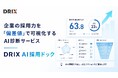 貴社の採用力は偏差値いくつか。DRIX、企業の採用力を「偏差値」で可視化するAI診断サービス「DRIX AI採用ドック」の提供を開始