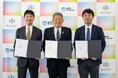 NTTアノードエナジー株式会社、一般社団法人CoIU設立基金と株式会社森とみずのちからが小水力発電事業及び地域共創事業検討の協定書締結をおこないました。