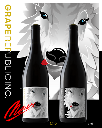 「numero uno 2021」(左)と「numero tre 2021」(右)のイメージビジュアル。エチケット(ボトルのラベル)に描かれているのは、 山形県の県の獣で、国の特別天然記念物にも指定されているカモシカである。 「numero uno 2021」(左)と「numero tre 2021」(右)のイメージビジュアル。エチケット(ボトルのラベル)に描かれているのは、 山形県の県の獣で、国の特別天然記念物にも指定されているカモシカである。