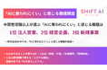 「AIに奪われにくい」と感じる職種は、1位 法人営業、2位 経営企画、3位 新規事業