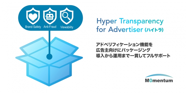 モメンタム、ビューアビリティ計測機能を拡充しアドベリフィケーションサービス「Hyper Transparency for Advertiser」を提供開始