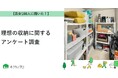 【おうちにプロ】理想の収納に関するアンケート調査