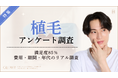 【グロウナビ】植毛経験者の86％が「満足」と回答！施術は30代が最多