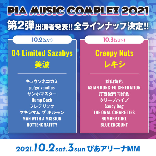 ​「PIA MUSIC COMPLEX 2021」