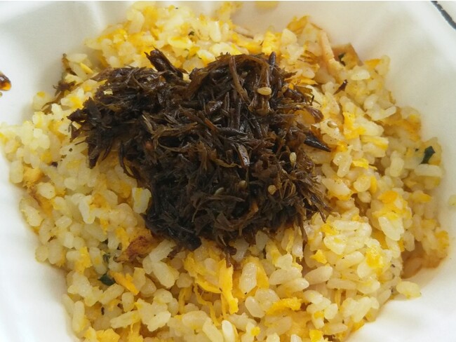 グランプリ「アカモクの食べるラー油 on the 炒飯」
