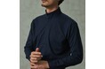ワイシャツとセーターのハイブリッド!?新感覚の「ラップネックカラーシャツ」新登場!~ワイシャツなのに、ニットのように首元をあたためられる新仕様~