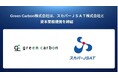 Green Carbon株式会社は、スカパーＪＳＡＴ株式会社と資本業務提携を締結