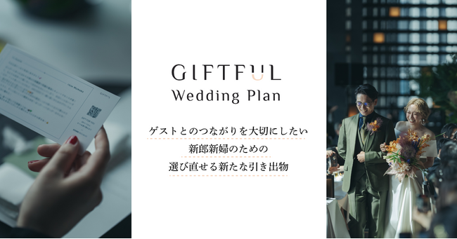 ゲストが選び直せる引き出物「GIFTFUL Weddingプラン」を開始