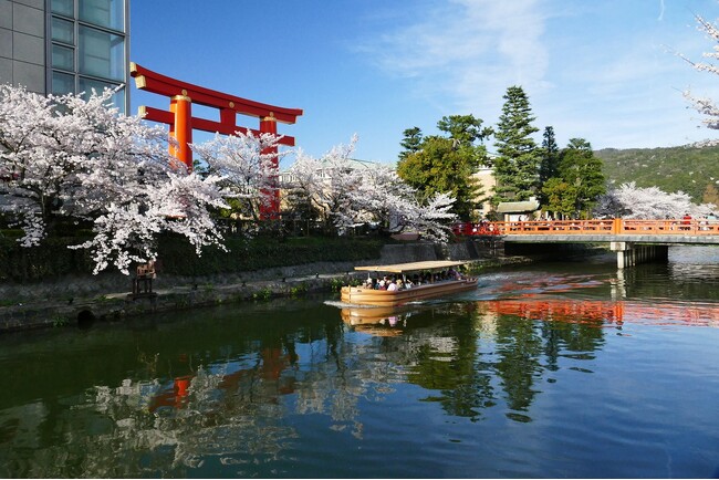 【ギャリア・二条城 京都】京都・岡崎エリアの桜を満喫 岡崎桜回廊十石舟めぐり付き宿泊プラン発売