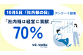 ＼10月5日は「社内報の日」／【アンケート調査】「社内報・ICは経営に貢献 」7割が実感！ 社内報は「読みもの」から「組織を動かすツール」へ