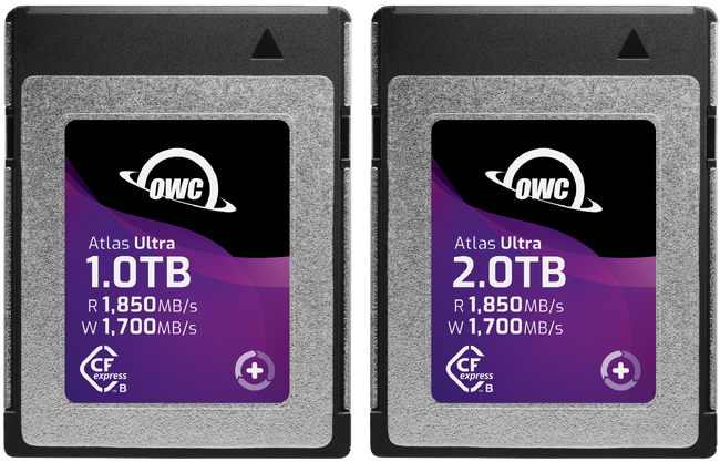 OWC CFexpress Type Bカード Atlas Ultra 1TB/2TBを発表 企業リリース