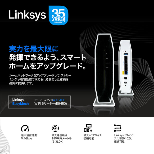 Linksys(リンクシス) Amazon プライムデーにて最大60%OFFで販売！公開