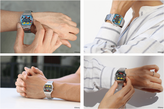 JAM HOME MADE/ミッキーマウスのオリジナルデザインデジタル腕時計が 