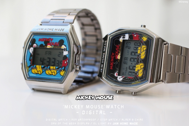 JAM HOME MADE/ミッキーマウスのオリジナルデザインデジタル腕時計が ...