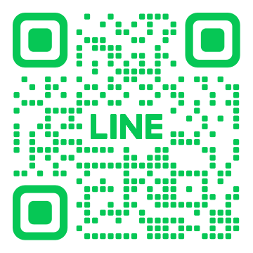 LINEアプリの友だちタブを開き、画面右上にある友だち追加ボタン＞[QRコード]を タップして、コードリーダーでスキャンしてください。