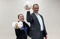 室伏広治スポーツ庁長官をチアリーディング・パフォーマンスチア日本代表が表敬訪問