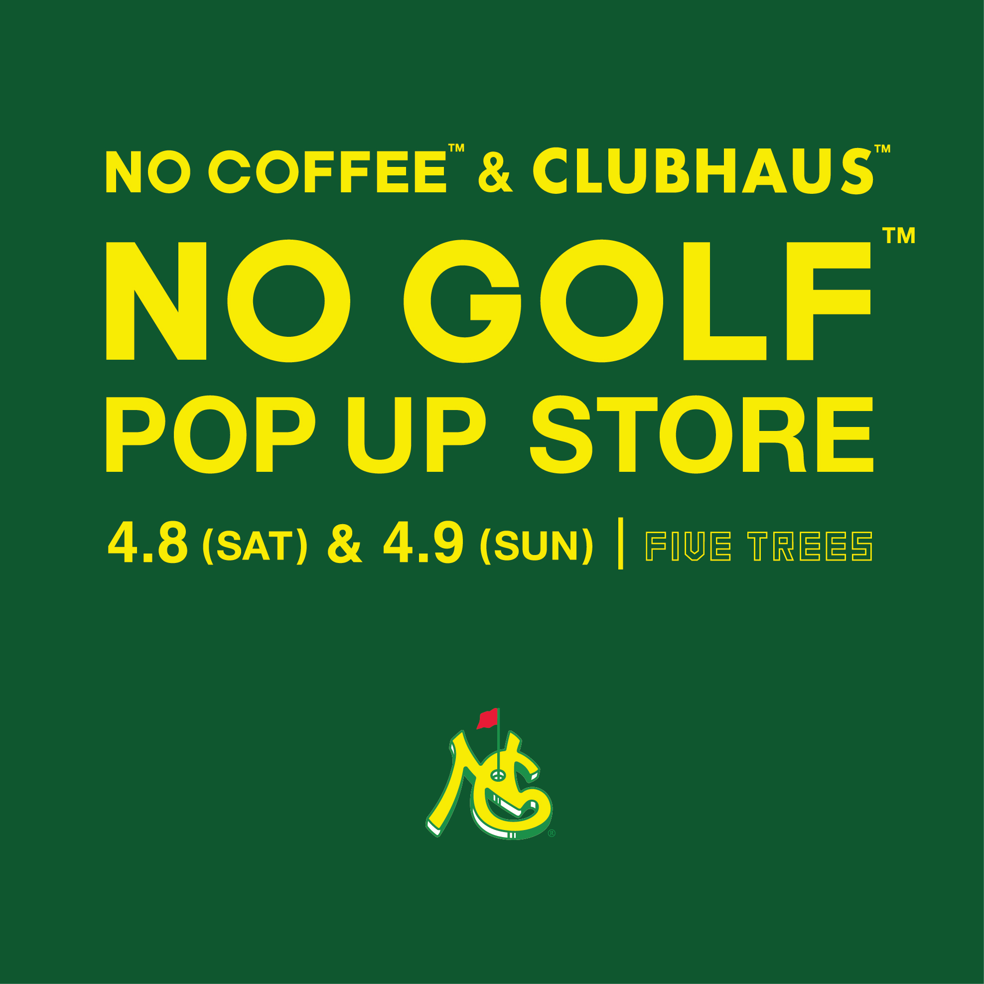 “NO COFFEE ＆ CLUBHAUS” コラボ、”NO GOLF