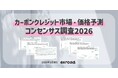 カーボンクレジット市場・価格予測コンセンサス調査2026を公表