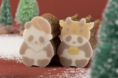 聖なる夜と、おめでたい年明けに。型ぬきしながら食べられるバウムクーヘン『パンダバウム』がクリスマス&干支仕様で期間限定販売開始!