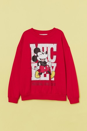 オーバーサイズスウェットシャツ¥1,999@Disney