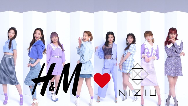 H&Mの2021年春夏キャンペーン『H&M Loves NiziU』メイキングや