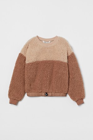 フェイクシアリングトップス¥2,499