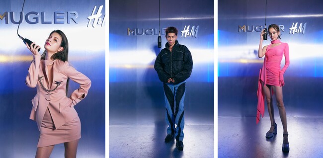 H&M 2023年 デザイナー・コラボレーション 「Mugler H&M（ミュグレー エイチ・アンド・エム）」マギー 井上ヤマト 楓