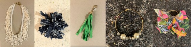 アクセサリーワークショップ作品イメージ