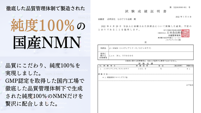 1粒あたり32.6円NMN
