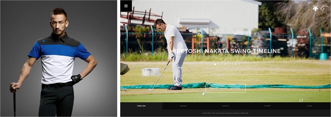 中田英寿さんがプレミアムアスリートゴルフウェアのアンバサダーに就任 デサントゴルフ Hidetoshi Nakata Swing Timeline 株式会社デサントのプレスリリース