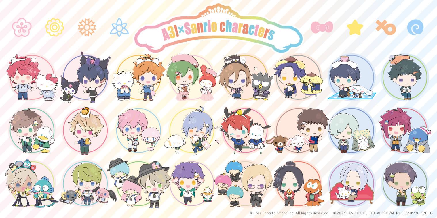 A3!×Sanrio characters」コラボ第二弾の新作グッズがサンリオ