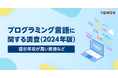 プログラミング言語別提示年収ランキング、2年連続Goが1位に。paiza、「プログラミング言語に関する調査(2024年版)」の結果を発表