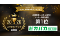 ピカパカ出張DXが「2026年上半期 BOXIL資料請求数ランキング」 出張管理システム(BTM) メーカー/製造系部門1位に選出されました