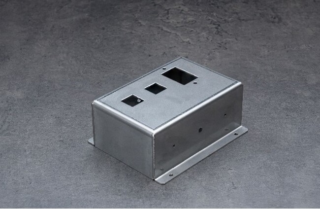 Product example Sheet metal switch box