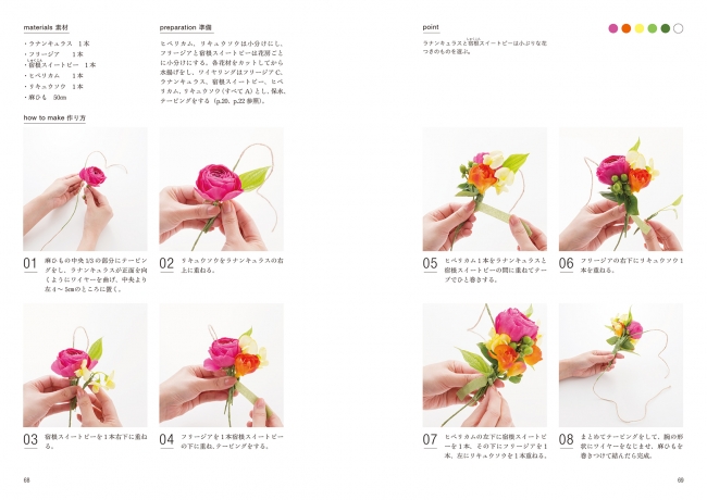 小さなお子様からお年寄りまで 生花でおしゃれに 花飾り を楽しもう 株式会社誠文堂新光社のプレスリリース