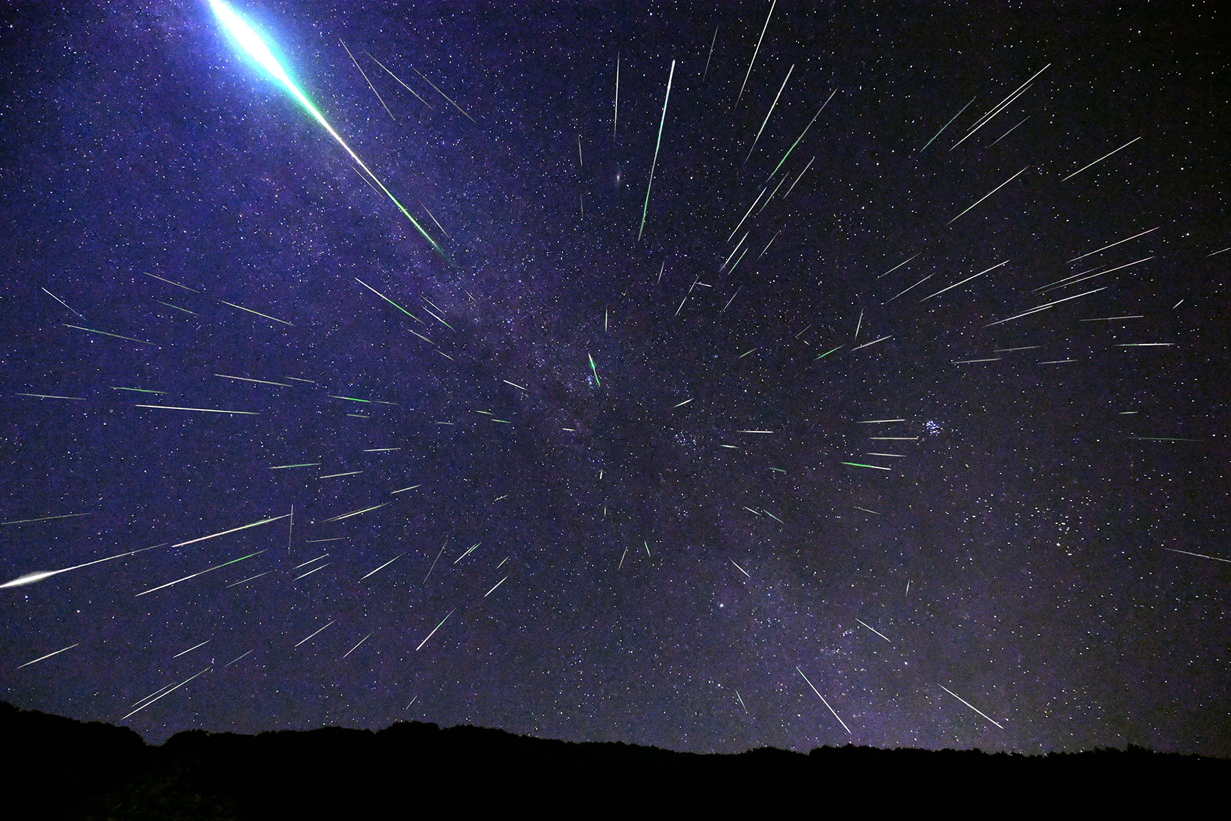 今週月曜日、流星がバイーア州の空を照らした