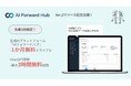 【先着5社!無料トライアル&ChatGPT研修】生成AIプラットフォーム「AIフォワードハブ」Ver.2リリース記念