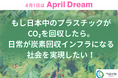 もし日本中のプラスチックがCO₂を回収したら。日常が炭素回収インフラになる社会を実現したい！