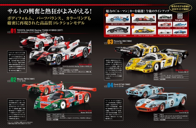 鴨112 ル・マン24時間レース カーコレクション vol.02【Mazda 787B 1991】1/43スケール ハイクオリティモデル