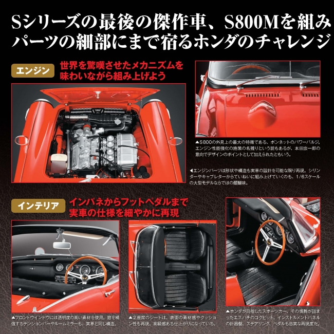 週刊 Honda S800M-エスハチ-をつくる』大好評 絶賛発売中 !! さらに