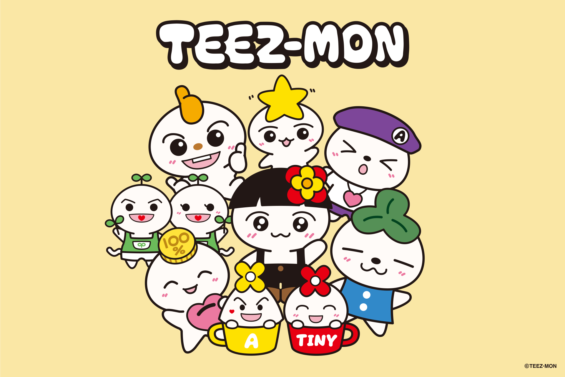 ATEEZ公式オリジナルキャラクター『TEEZ-MON（ティーズモン）』誕生