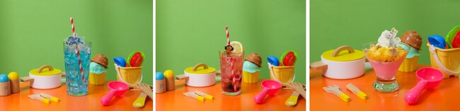 【トリクシー】ダイナソーサイズブルーソーダ、【ドーリー】しっかり者のミックスベリードリンク、【バターカップ】メルヘンカラーのパインフローズンヨーグルト 【トリクシー】ダイナソーサイズブルーソーダ、【ドーリー】しっかり者のミックスベリードリンク、【バターカップ】メルヘンカラーのパインフローズンヨーグルト