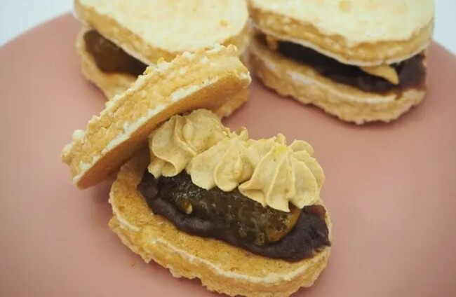 あく巻とフランスの焼き菓子・ダックワーズを組み合わせた「あくまきダックワーズ」