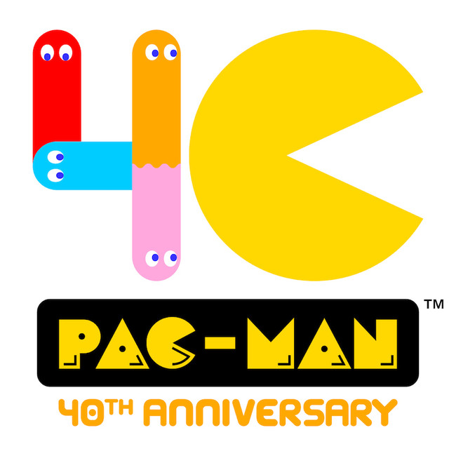 PAC-MAN 40th ANNIVERSARY logo