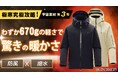 航空宇宙素材「ポリアミド」で優れた断熱保温性を実現!!【コズミックジャケット】Makuake公開即日、目標達成しました。