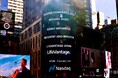 ナスダック、ニューヨーク・タイムズスクエア電光掲示板で、ライフバンテージジャパン新社長マイケル・アレンの就任を祝福