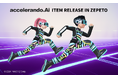 ネオン輝く“未来のスポーツウェア”で新たなファッション体験。人と生成AIによるZEPETO アバター新アイテムがファッションブランド「accelerando.Ai」より登場！