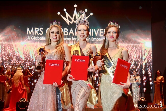 ミセスグローバルユニバース世界大会受賞者、 主催会社Lumiere International