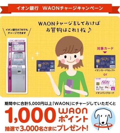 イオン銀行　WAONチャージキャンペーン